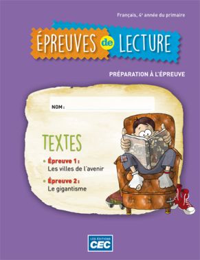 ÉPREUVES DE LECTURE